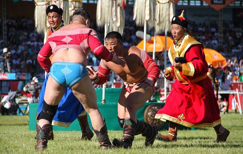 mongolia naadam wrestling 